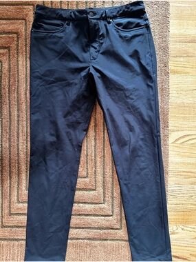 7 Diamonds Infinity Men's Navy Stretch Chinos